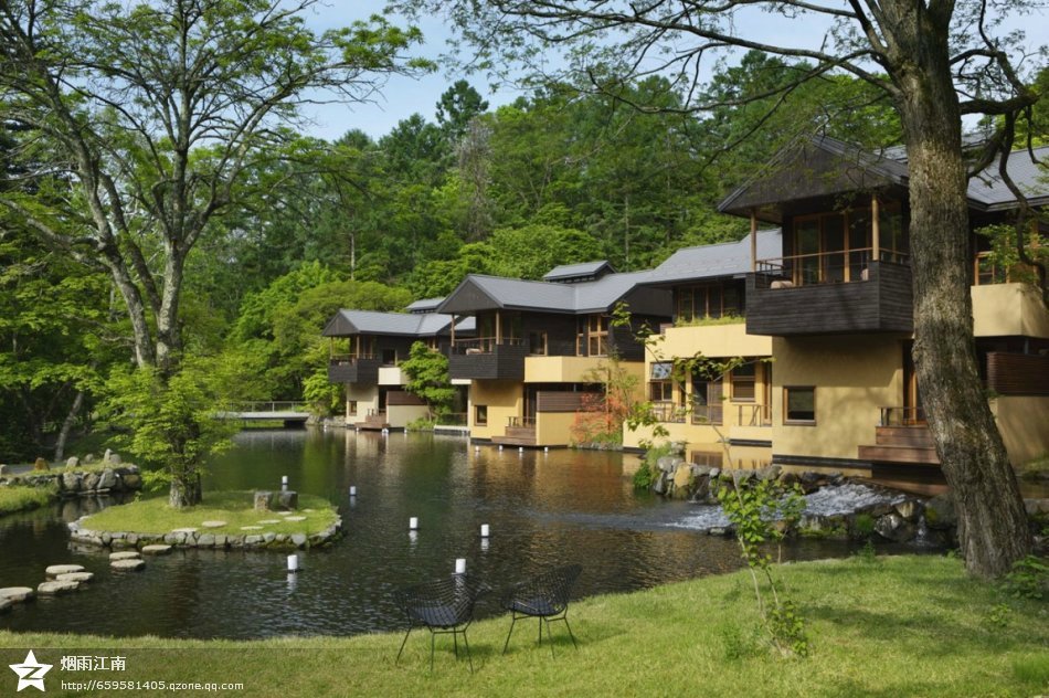 日本長(cháng)野輕井澤虹夕諾雅酒店景觀(guān)設計