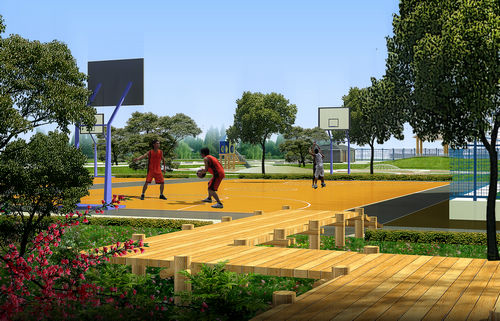 新泰體育公園 體育公園 景觀(guān)設計 