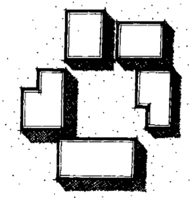 建筑元素在景觀(guān)方案構思中的設計與應用-建筑群體與空間限制