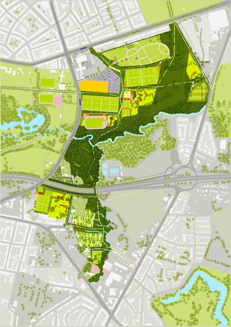 比利時(shí)安特衛普Groot Schijn公園景觀(guān)設計