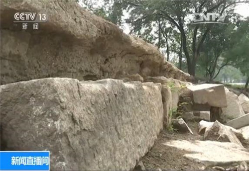 圓明園如園遺址大發(fā)現：嘉慶皇帝御筆石刻