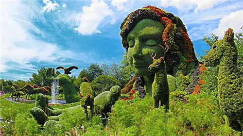 植物雕塑的城市景觀(guān)你見(jiàn)過(guò)嗎？