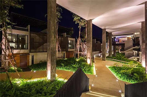 TROP作品：雨林邊緣的度假村住宅景觀(guān)設計