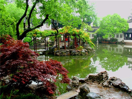 中式園林中的景觀(guān)小品
